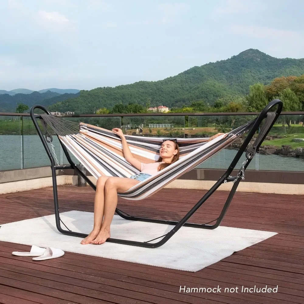 Heavy Duty Steel Hammock Frame, Hammock Stand Only, 550 LBS Capacidade, se encaixa 9 pés a 13 pés, Rack