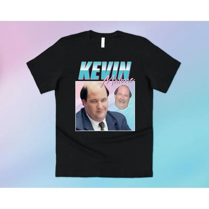 Kevin Malone Homage T Shirt Funny The Us Office American 90'S Retro Schrute
