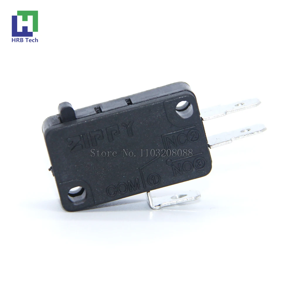 100 PCS ZIPPY Microswitch 3pin micro switch for Arcade Push Button LED switch button Arcade Game Parts/cabinet accessories