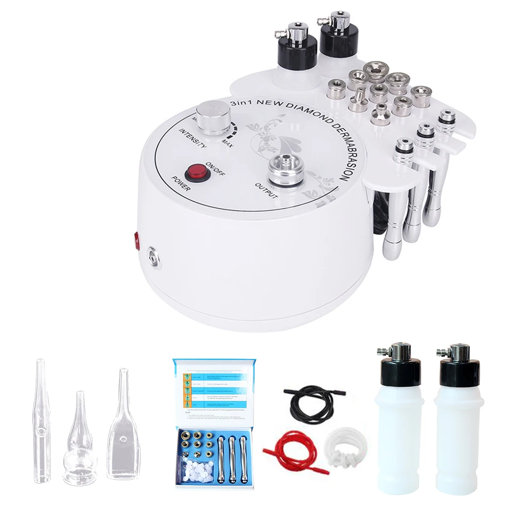 Stronger Power Diamond Microdermabrasion Beauty Machine 3 in1  Water Spray Exfoliation Device Acne Blackh Removal Wrinkle Facial