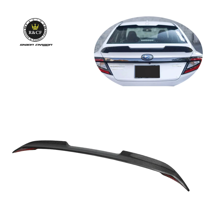 WRX S4 OEM style Carbon Fiber Duckbill Trunk Rear Spoiler Wing wrx spoiler For Subaru  2022 WRX spoiler