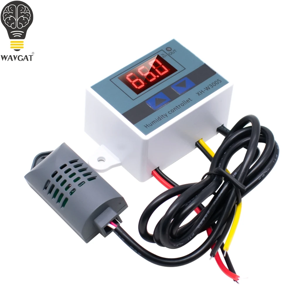 12V 24V 220V XH-W3005 Digital Humidity Controller  Humidistat Hygrometer Humidity Control Switch Regulator + Humidity Sensor