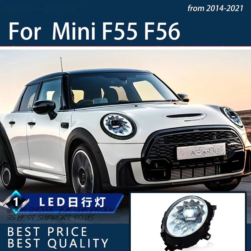 Car Lights for Mini Cooper F55 F56 2014-2021 LED Auto Headlights Assembly Design Dynamic Lamp Bicofal Lens Accessories