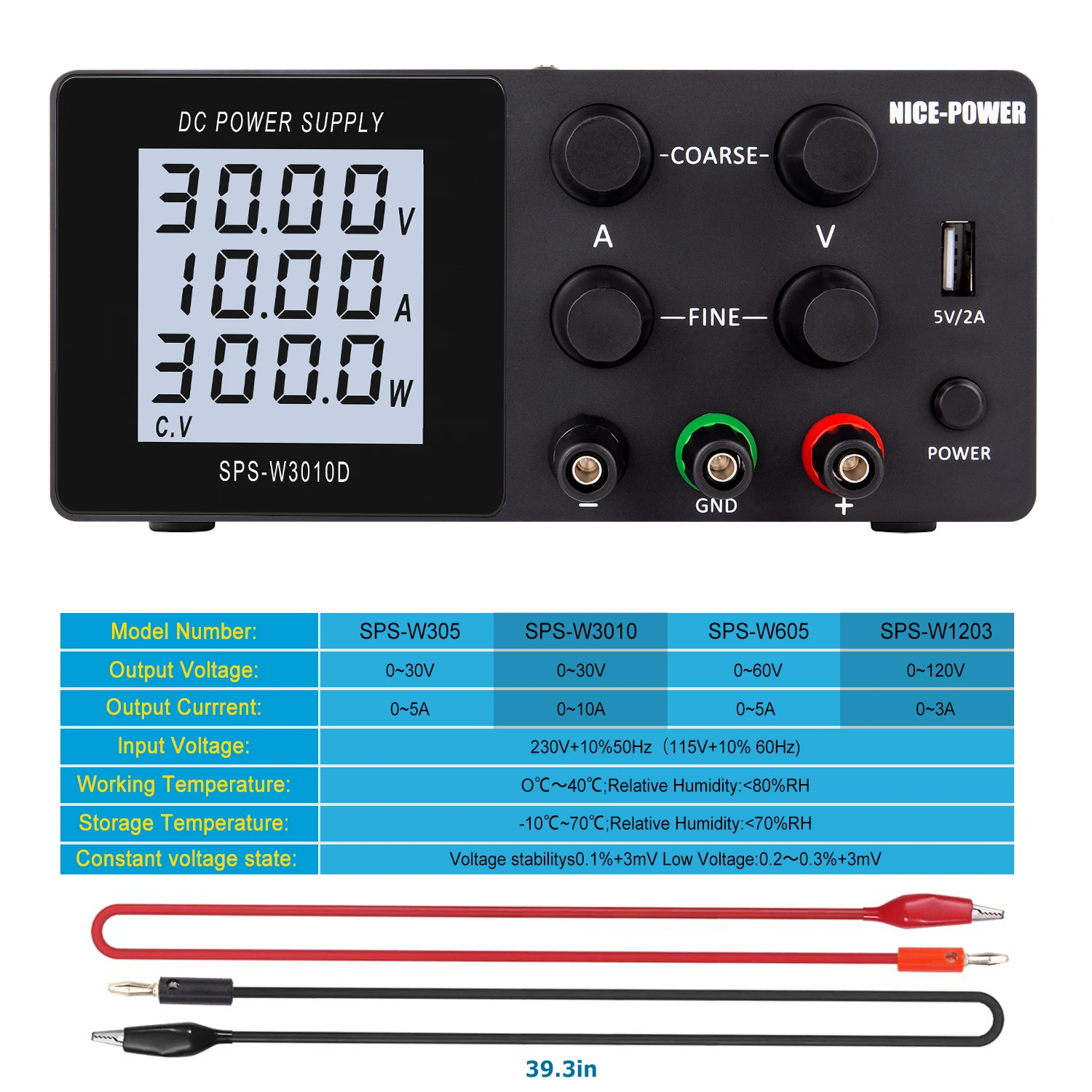 30V 10A Lab DC Power Supply Ajustable Voltage Current Regulator Maintenance Workbench Laboratory Stabilizer Switching 110V 220V