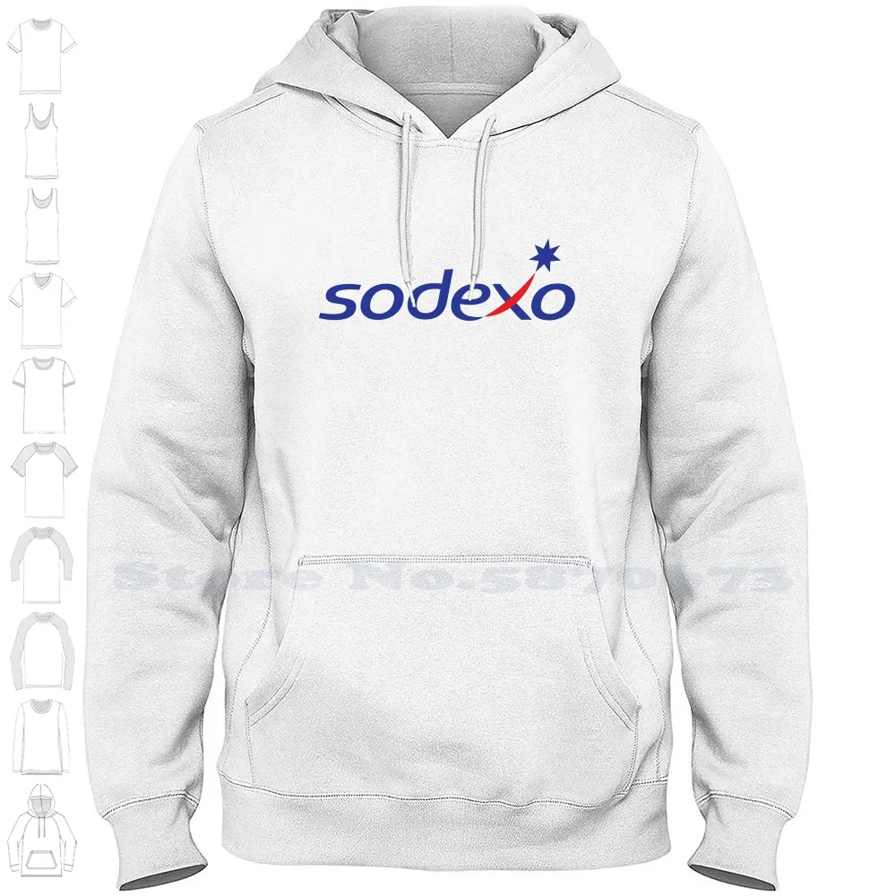 Sodexo Logo High-quality Hoodie 100% Cotton Sweatshirt