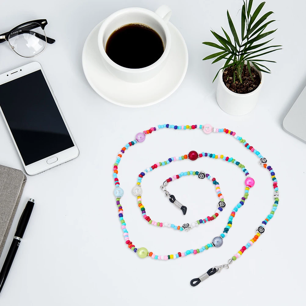 

Anti Lost Eyeglass Lanyard Glasses Strap Safe Lightweight Compact ABS Material Wear Resistant Break Resistant Affordable