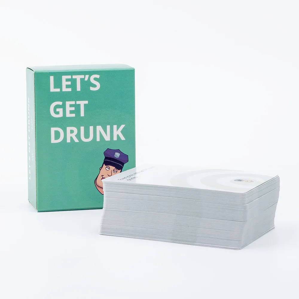 88 stücke lassen Sie uns betrunken trinken Kartenspiel in Box englische Version für Partys borad Spiele 8,8x6,3 cm – Detail 3