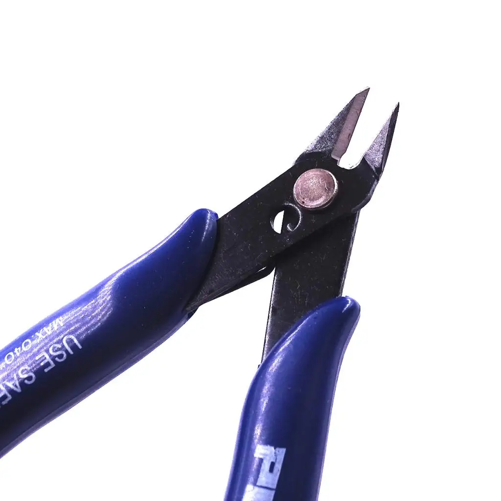 Wire Cutter Pliers Model 170 Flush Cut Diagonal Pliers PVC Grip Cutting Tool for Beading and Jewelry Making