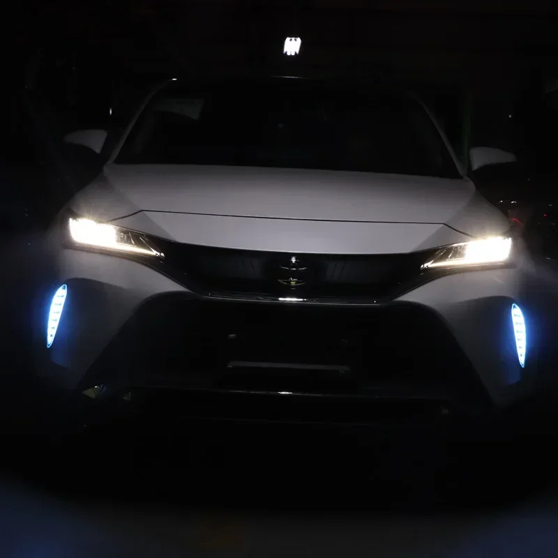 12V LED Daytime Running Light For Toyota Venza 2020 2021 Decoration Bumper Daylight Auto DynamicTurn Signal DRL Indicator