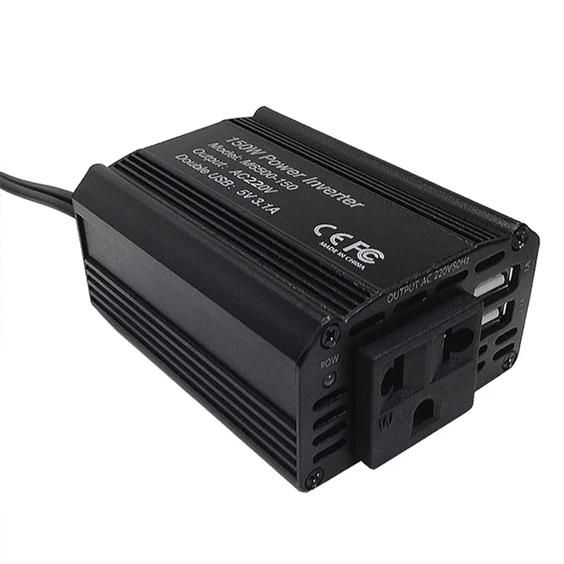 Modified Sine Wave Inverter 12V to 110/220V 150W Inverters Solar Power Inverter For Webasto 12 volts Inversor12v 220 v Car ac