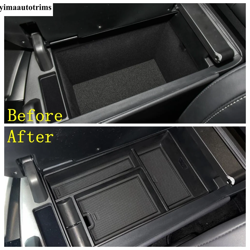 Car Central Control Armrest Storage Box Organizer For LEXUS NX 260 350h NX260 NX350h 2022 - 2024 Plastic Interior Accessories