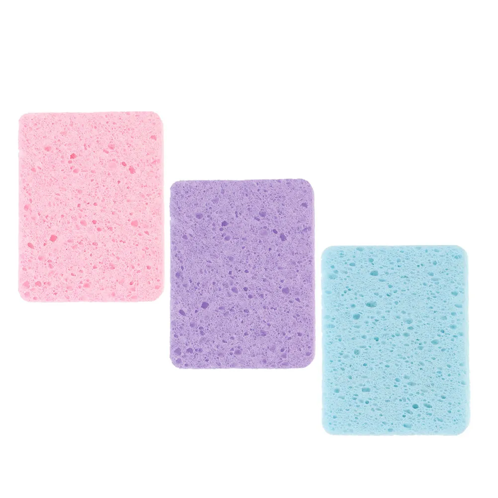 3Pcs Acrylic Paint Sponge Set For Travel Painting Kit Watercolor Artist Grade Ultra Absorbent Rectangle Pads Brush