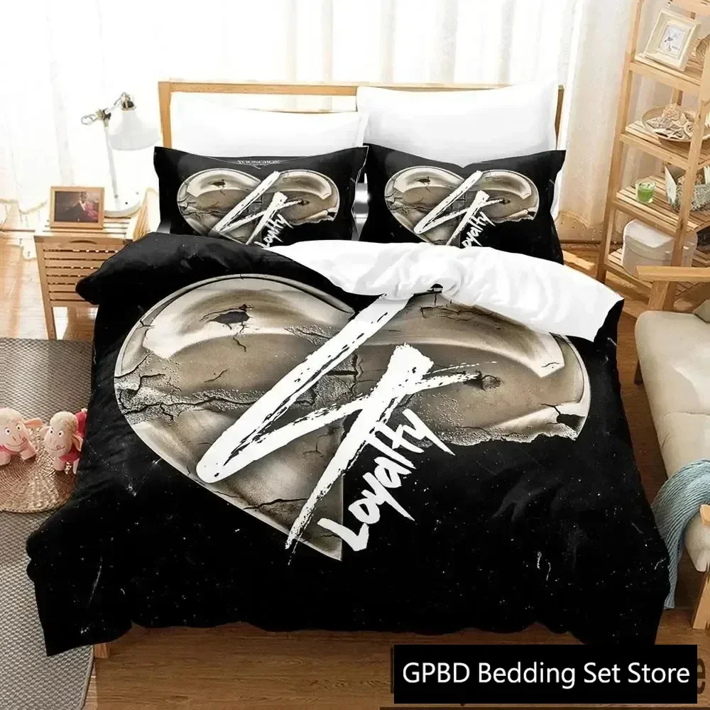 3D Print YoungBoy Never Broke Again Bedding Set Duvet Cover Bed Set Quilt Cover Pillowcase Comforter king Queen Size Boys Adult