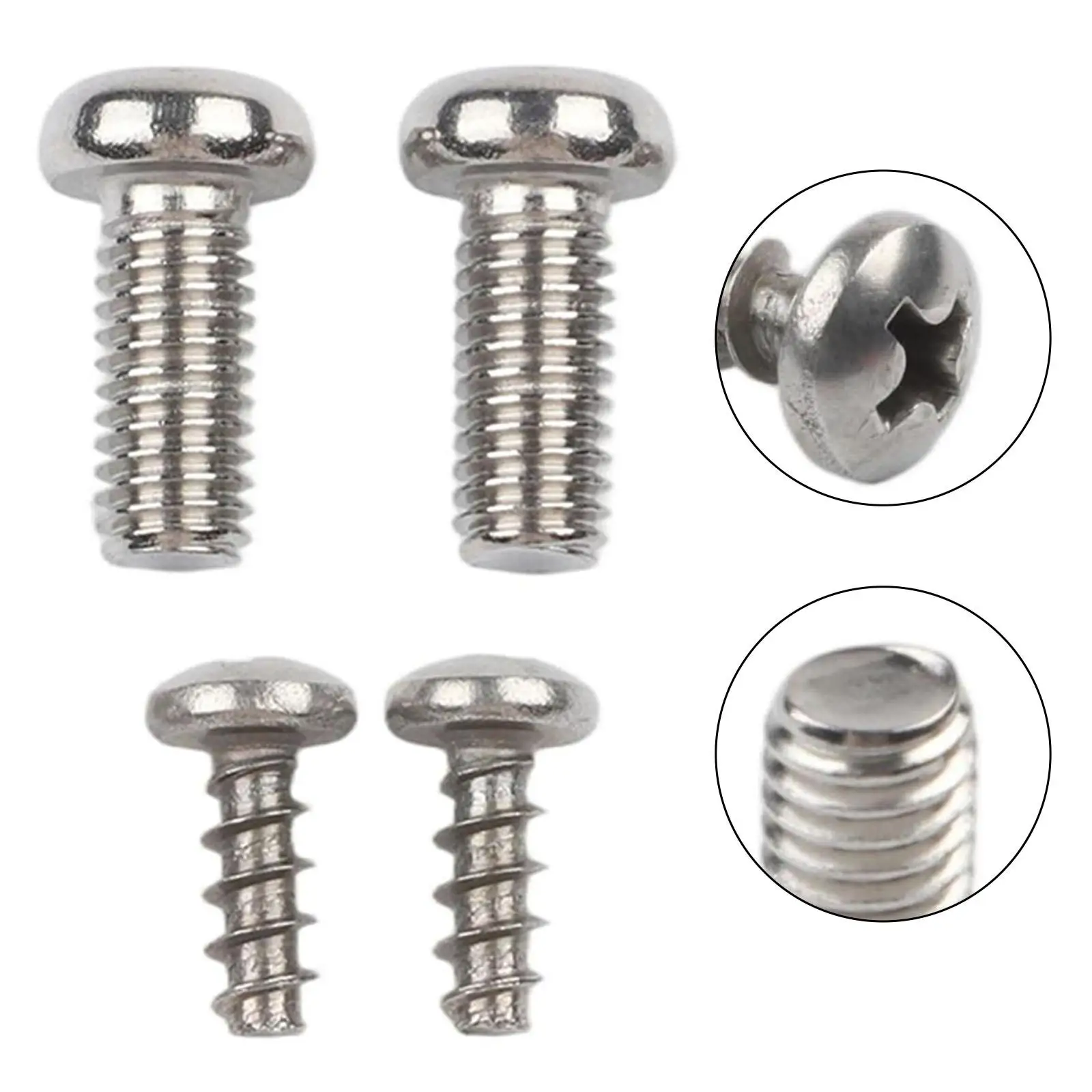 Filter Pump Screws Pump Mounting Hardware Secure Fastening User-Friendly Design Versatile Pump Compatibility Sliver