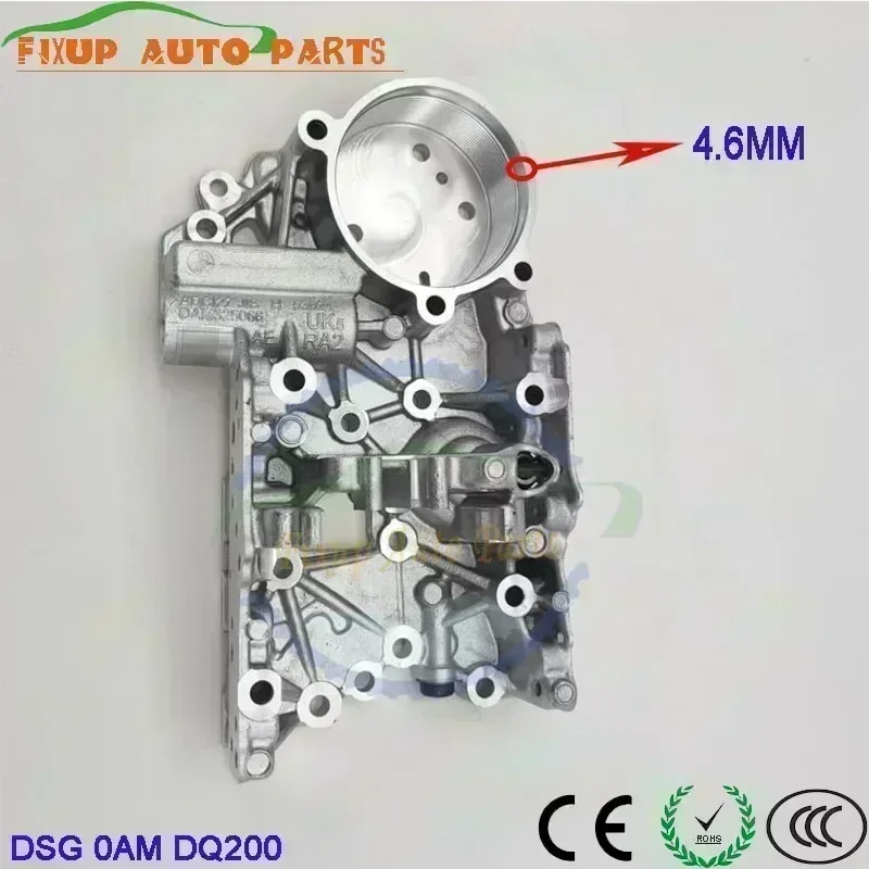 DSG 0AM DQ200 4.6MM Transmission Accumulator Housing Mechatronics Valve Body OAM For Audi VW 0AM325066AC 0AM325066C 0AM325066R