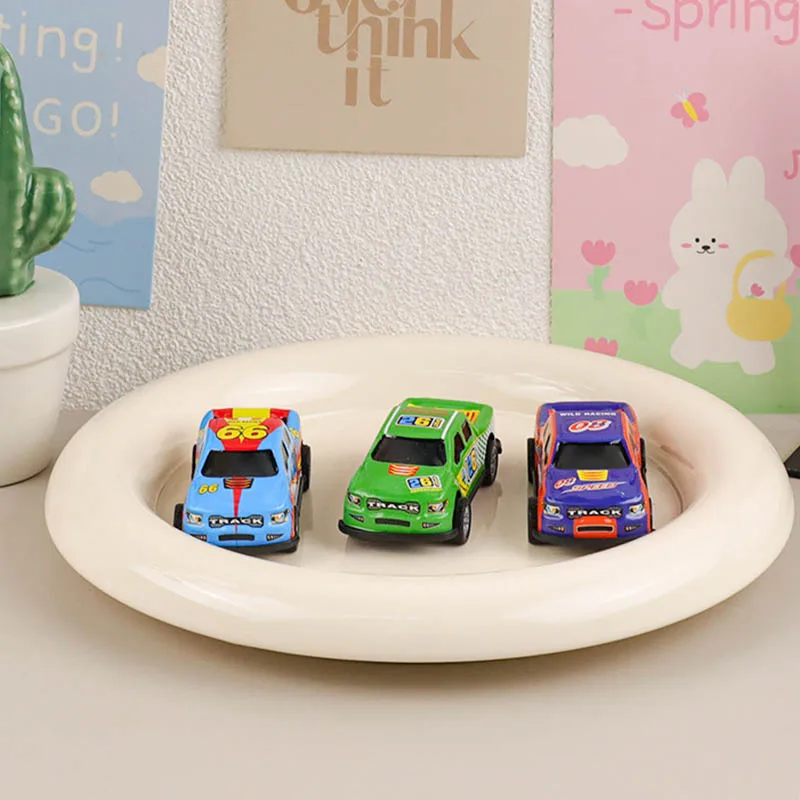 5 szt. Dziecięce Samochody Wyścigowe Zabawka Symulacja Mini Samochód Bezwładnościowy Kreatywny Samochód Sportowy z Napędem Pull Back Zabawki Metalowe Gry Biurkowe Prezent dla Chłopców