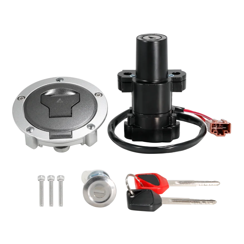 35010-MKS-A02 Fuel Gas Cap Ignition Switch Seat Lock with Key Kit For Honda CRF1100A CRF1100D4 CRF1100A4 CRF1100A4 CRF1100A