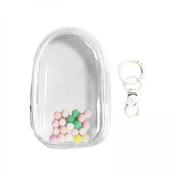 

Small Action Figure Display Bag Transparent Zipper Storage Case for 20cm Dolls and Miniature Accessories