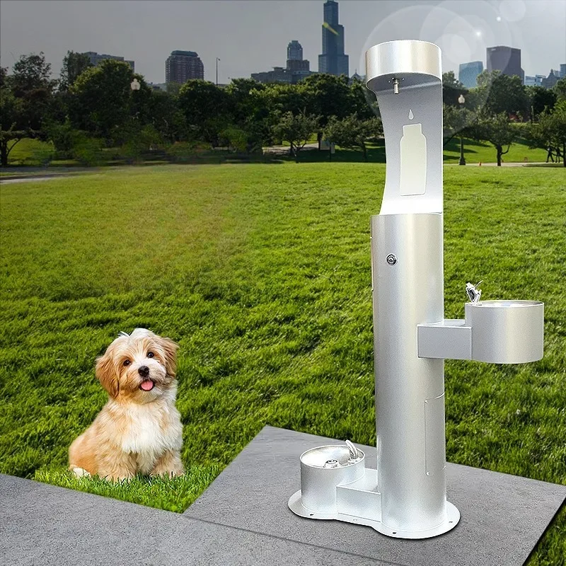 Water dispenser Park community cat and dog filtration machine public hand washing