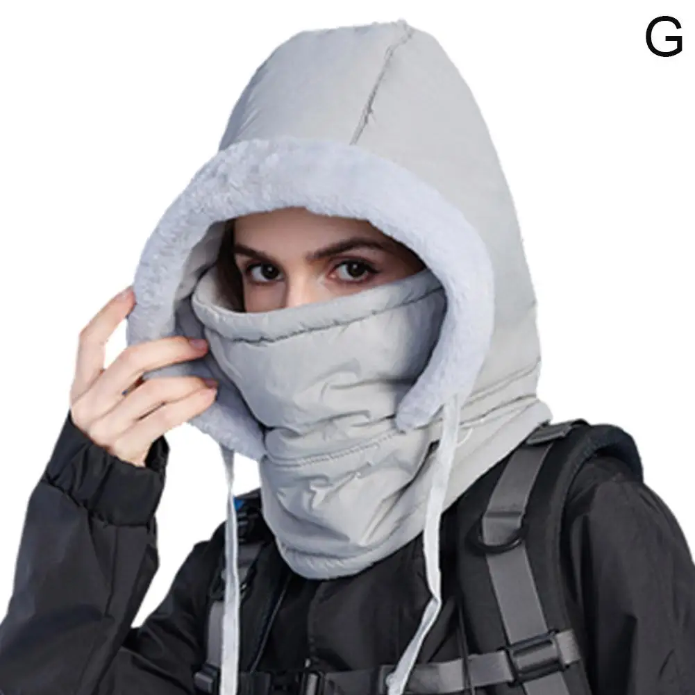 Women Men Balaclava Winter Hat Beanies Warmer Windproof Full Face Mask Caps Men Bonnets Thickened Scarves