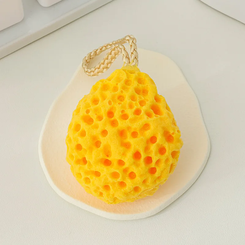 

Yellow Honeycomb Bath Ball Bath Flower Bath Cotton Home Use Soft Non Scattering Scrubbing Bath Ball Bubble Bath Ball