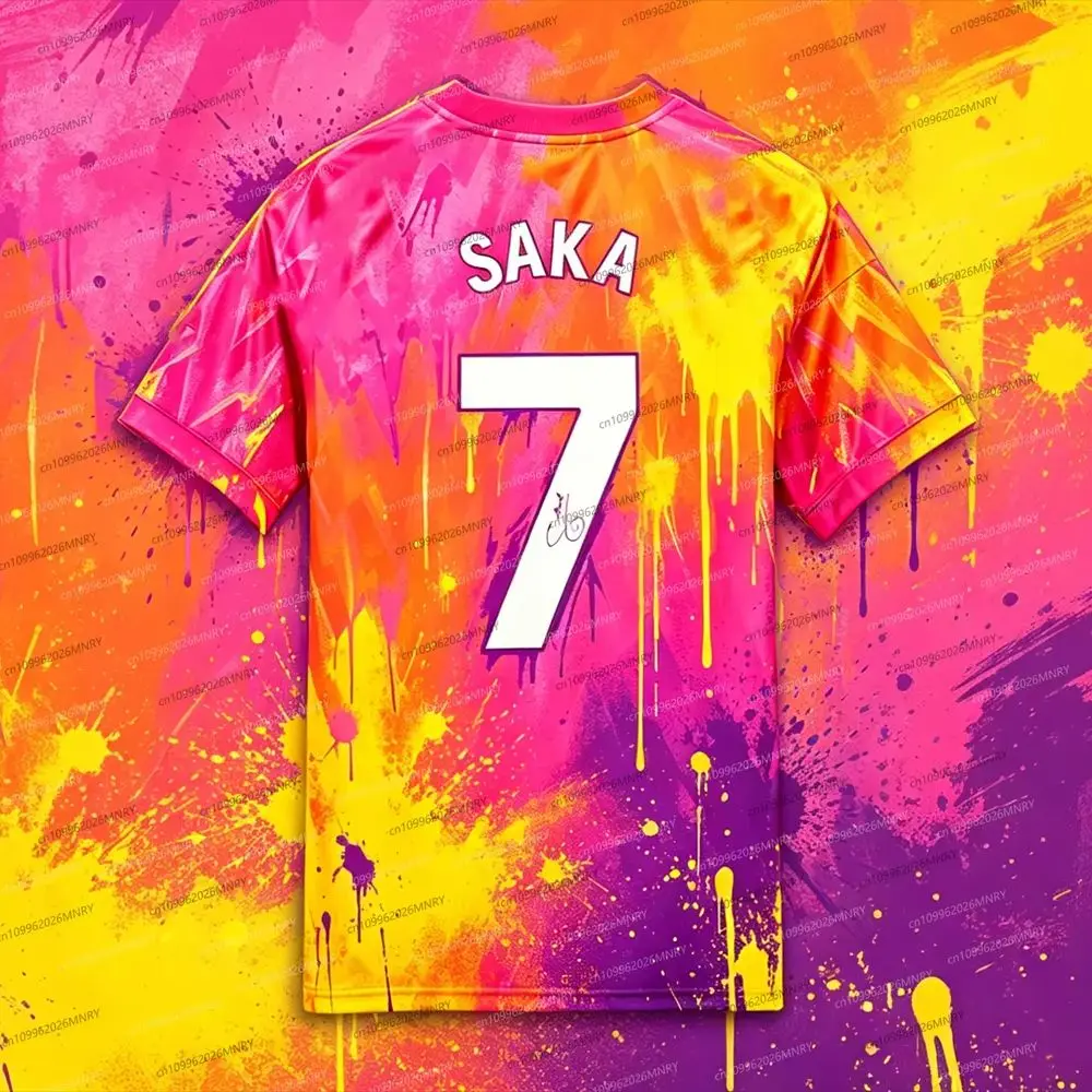 Summer men's shirt Jersey GPT SAKA Jersey Commemorate T-shirt Fan Gift Jersey AdultsT-shirt Jersey Men Jersey Women Tshirt