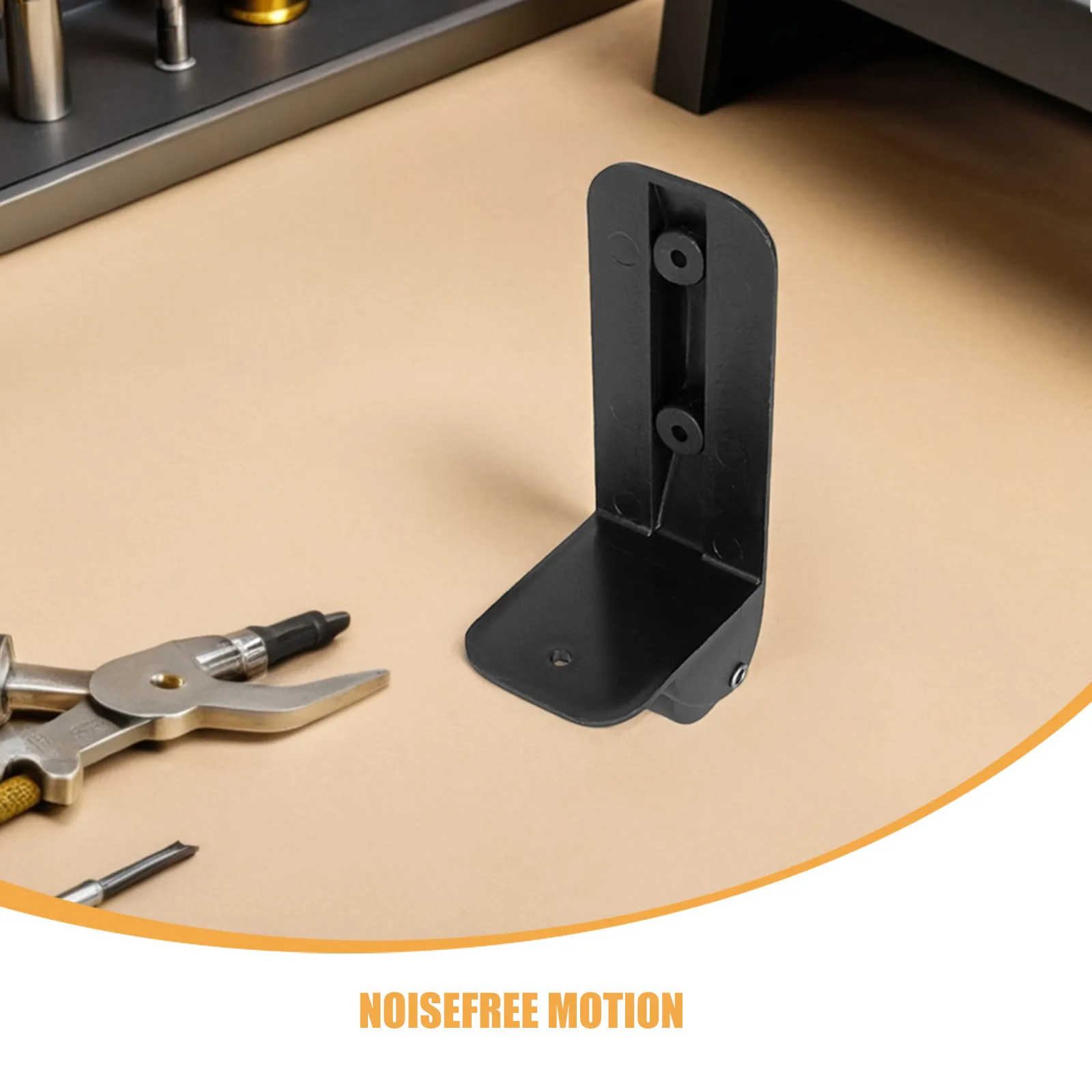 1Pair Side Mount Non Swivel Speaker Box Casters L Shaped Plate Load Bearing Outdoor Audio Rolling Wheels Studio Monitor Mobility