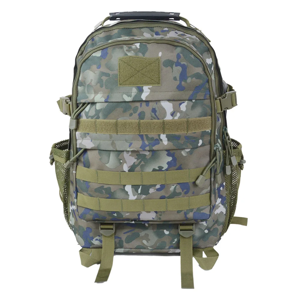 Large capacity outdoor shoulder men and women travel multi-functional camouflage tactical backpack scratch hiking bag