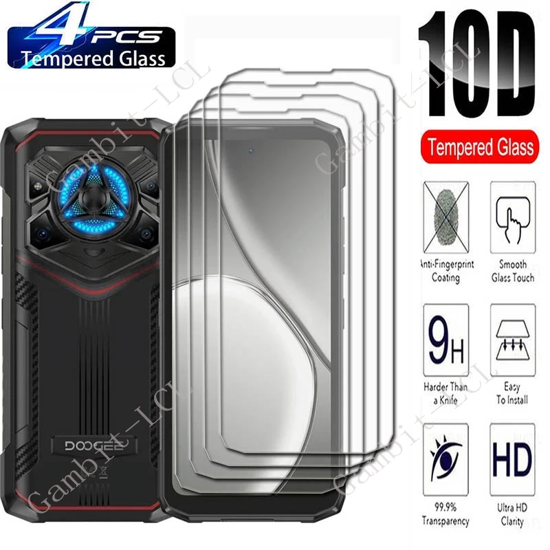 4PCS For Doogee Blade 20 Screen Protective Tempered Glass ON Blade20 Play Turbo Ultra Blade20Play 20Ultra Protector Cover Film