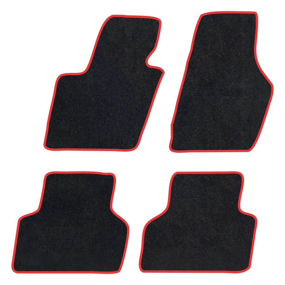 

4PCS Car Floor Mats For Audi Q3 2011-2019 8U Vail RS Red Track Sportback Rugs Automotive interior Special Car Mats Full Set