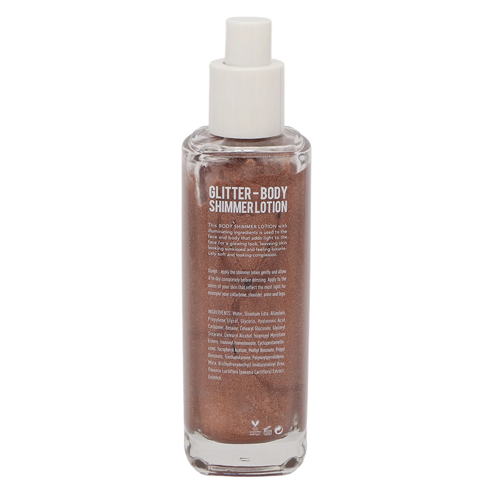 Body Face Markeerstift Olie Hydraterende Gloeiende Huid Snelle Droge Reflectie Polijsten Glitter Glinsterende Olie 100Ml Brons