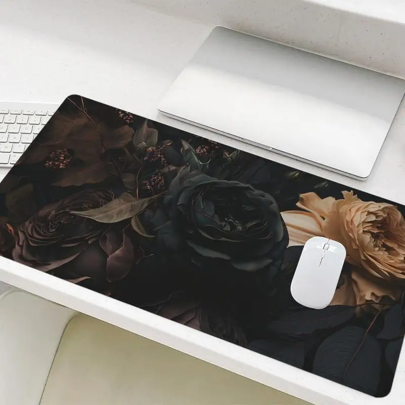 

Coohom Rectangular Gaming Mouse Pad, Large Extended Keyboard Mat for Home Office Desk, Non-Slip Rubber Base, Stitched Edges, 31.