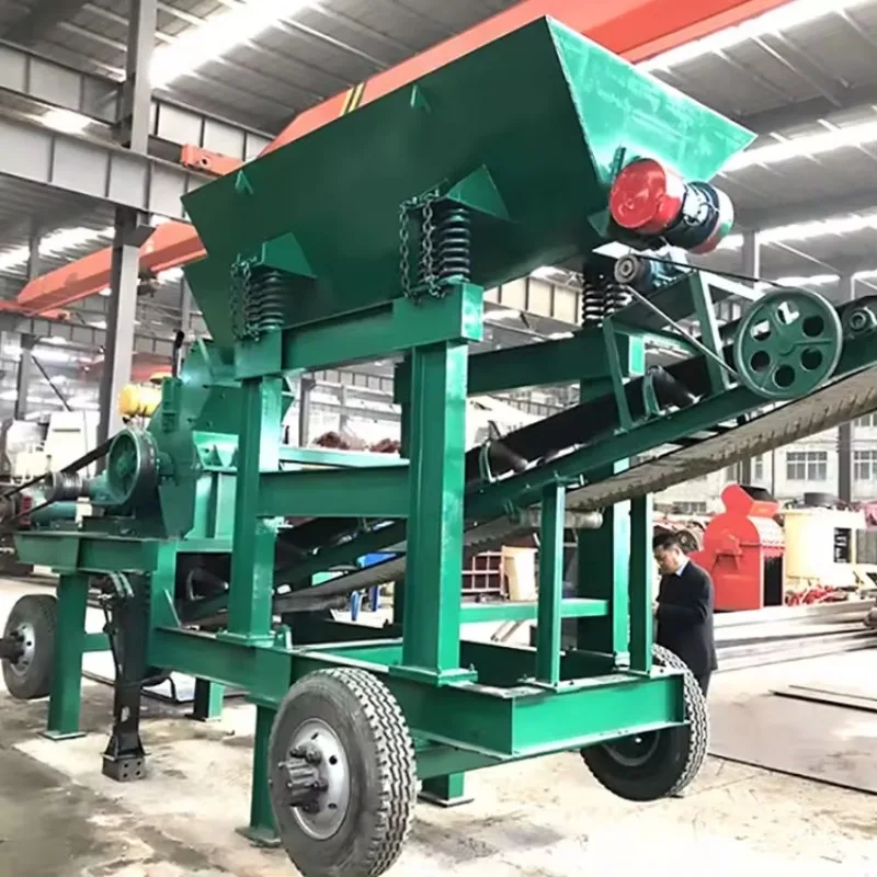 Mining Quarry Gold Ore Stone Jaw Crusher Machine Price, Portable Mobile Stone Crusher, Diesel Mobile Stone Rock Jaw Crusher