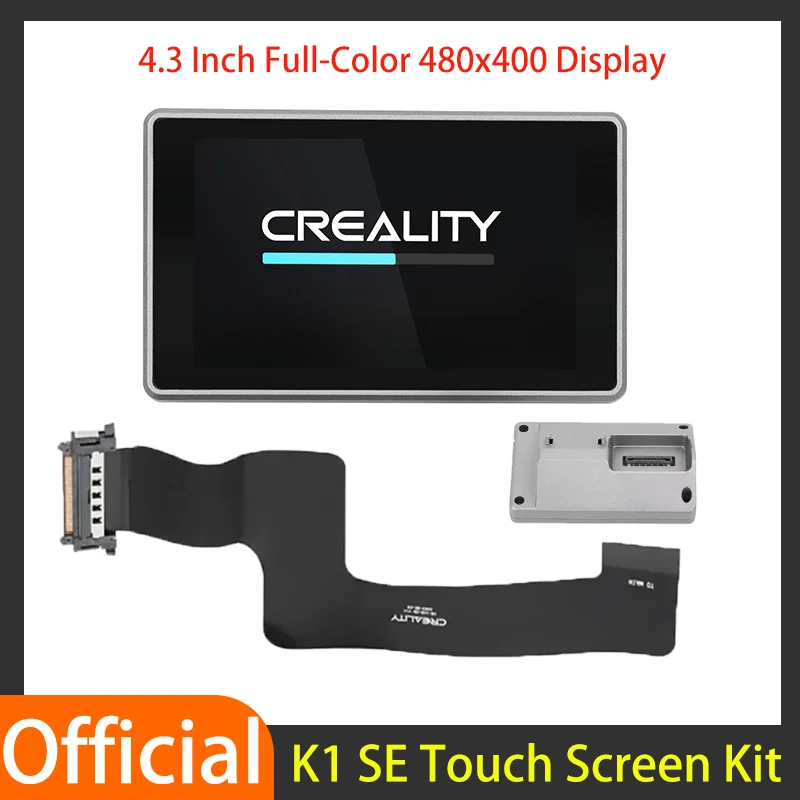 

Creality Official K1 SE Touch Screen Kit 4.3 Inch Full-Color 480x400 Display with Cable 3D Printer Part Original 3D Printer Acce
