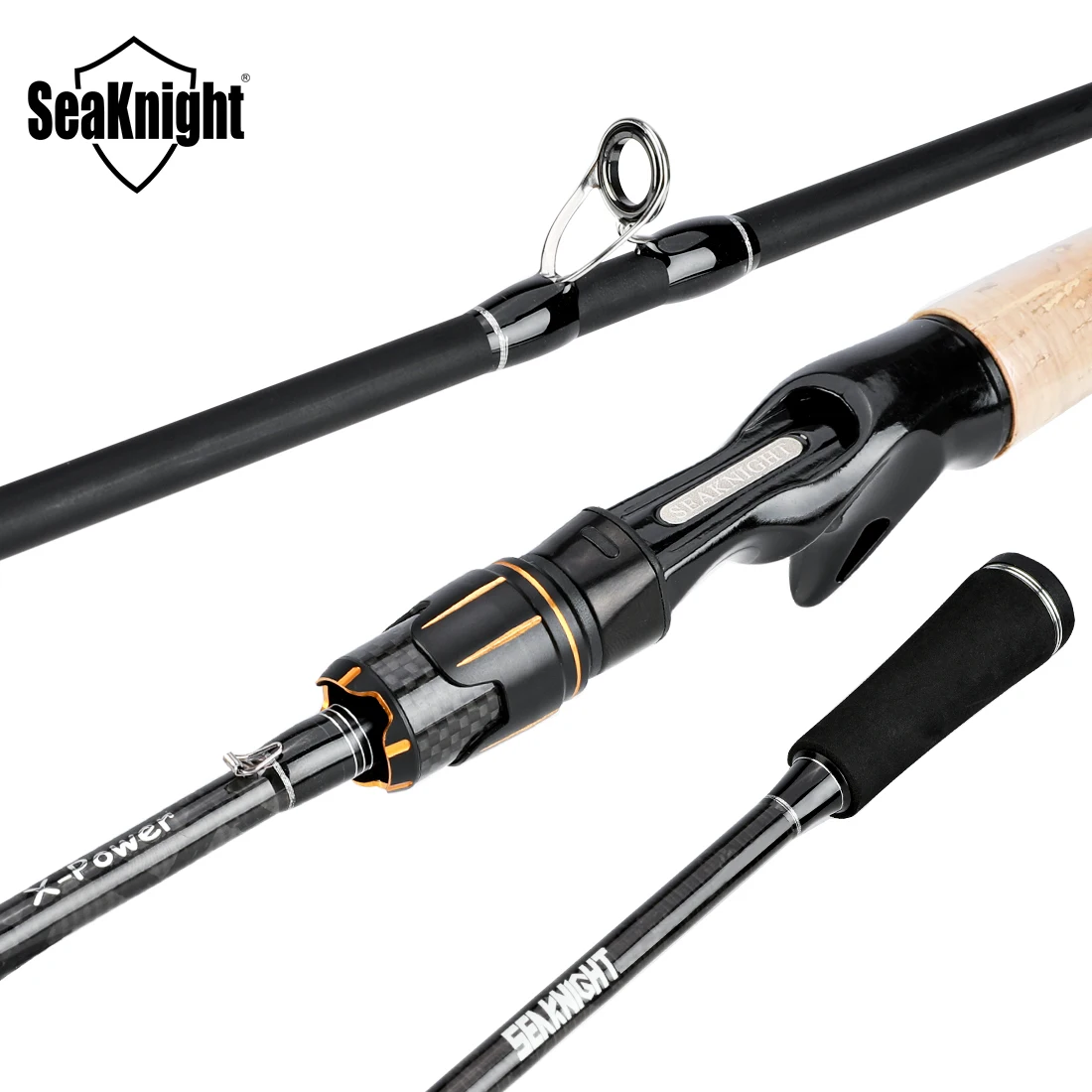 seaknight marca falcan ii falconii serie alta fiacao de carbono haste de fundicao hastes de pesca 198 21 24m ul l ml m mh h xh 180g 01