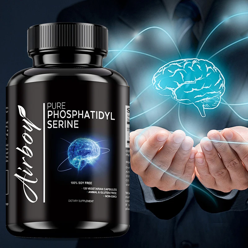 Phosphatidylserine Capsules - Enhance Memory and Concentration, Refresh The Mind, Relieve Stress