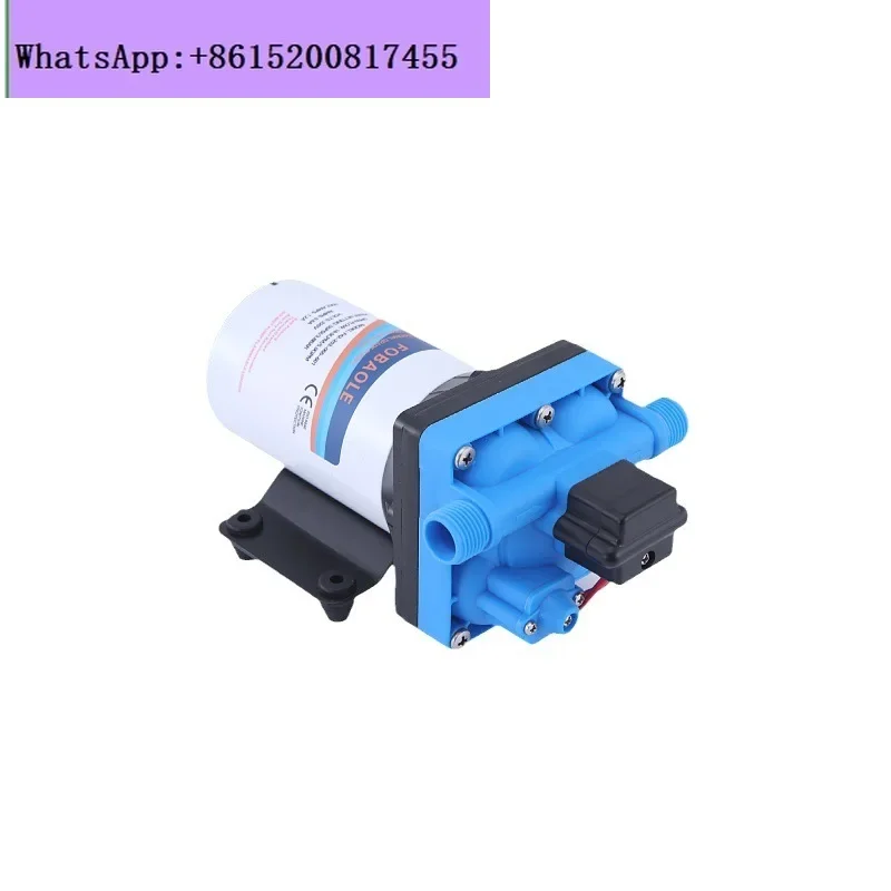 1pcs  for15 liters large flow RV pump 12V24V DC electric booster yacht high pressure diaphragm water pump