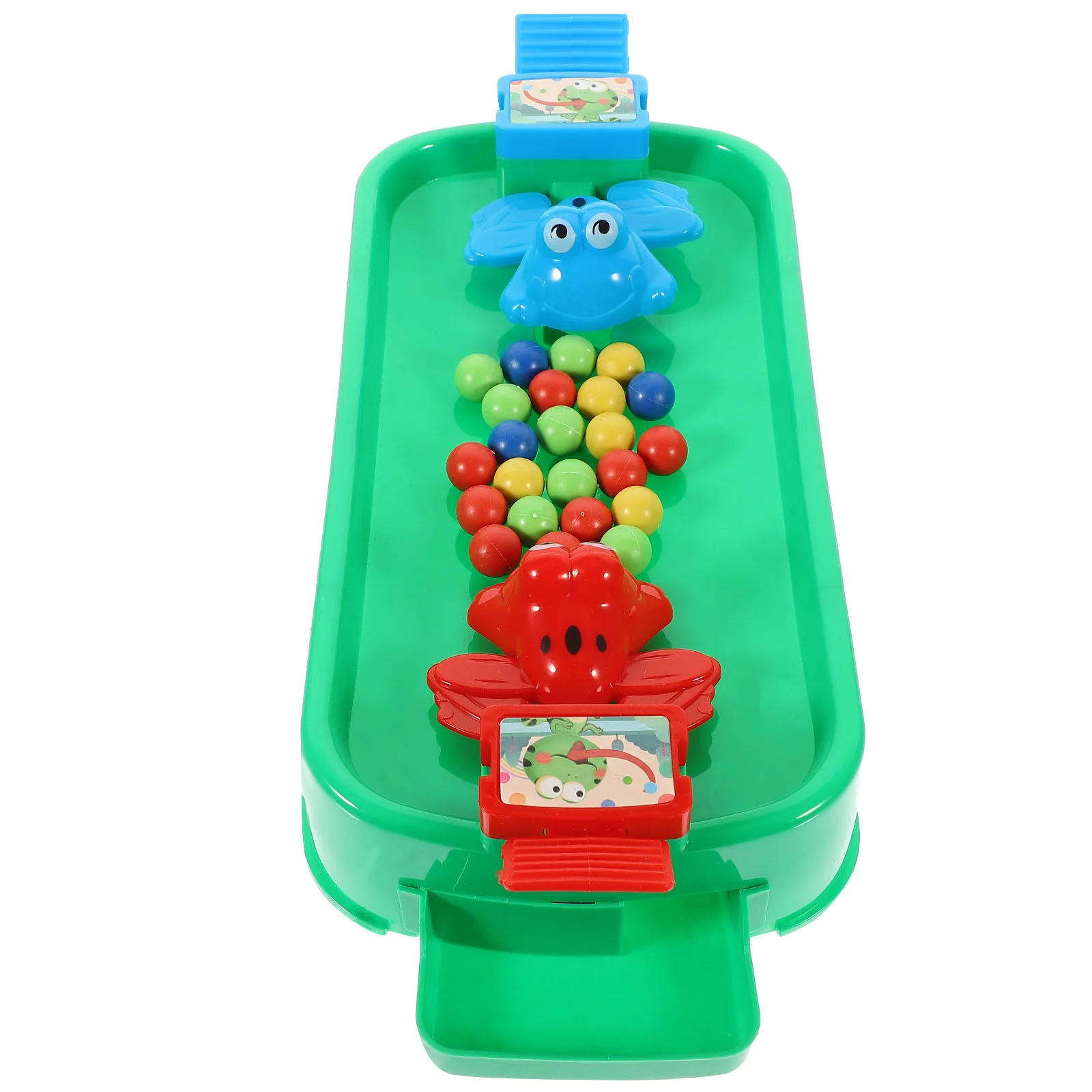 

1 Set Frogs Swallowing Beads Interactive Eating Beans Game For 2 Players Educational Kids Color Recognition Parent-Child Bonding