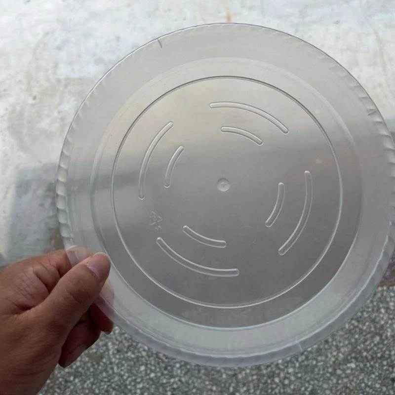 9/10,5 polegadas plástico transparente pires panela