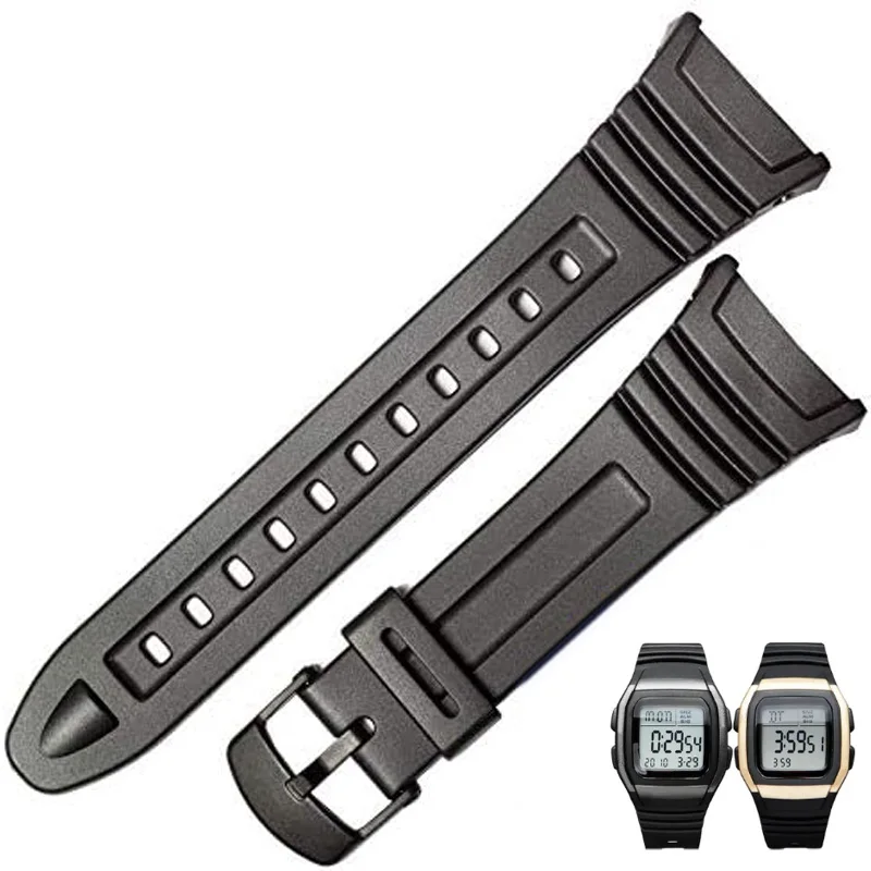 Silicone Sports Watch Band for Casio 3239 W-96H-1A W-96H-1B W-96H-2A W-96H-3A W-96H-4A2 W-96H-4A W-96H-9A Electronic Watch Strap