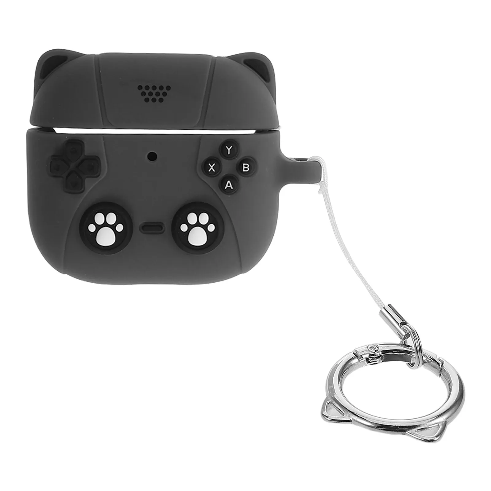 

Silicone Earphone Case Dark Grey - Snug Fit Protective Cover for 4 with Scratch Resistant Design Lightweight Portable