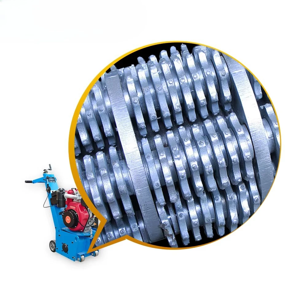 Machine with Engine for High Efficiency Concrete Surface MillingLS-CS300D -Powered Road Cold Planer & Floor Scarifier