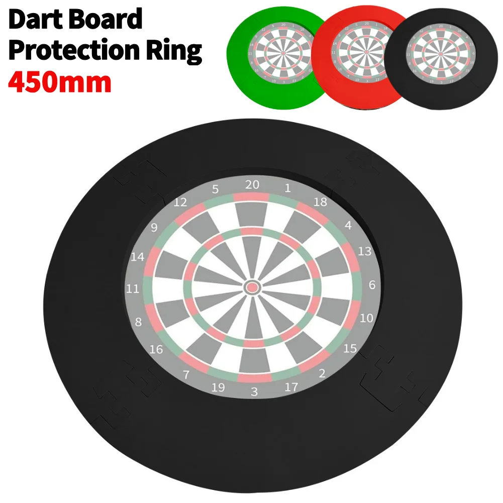 

EVA Dartboard Surround Jigsaw Ring Design Dart Board Ring Removable Splicing Dart Board Wall Protector for Dart Lovers