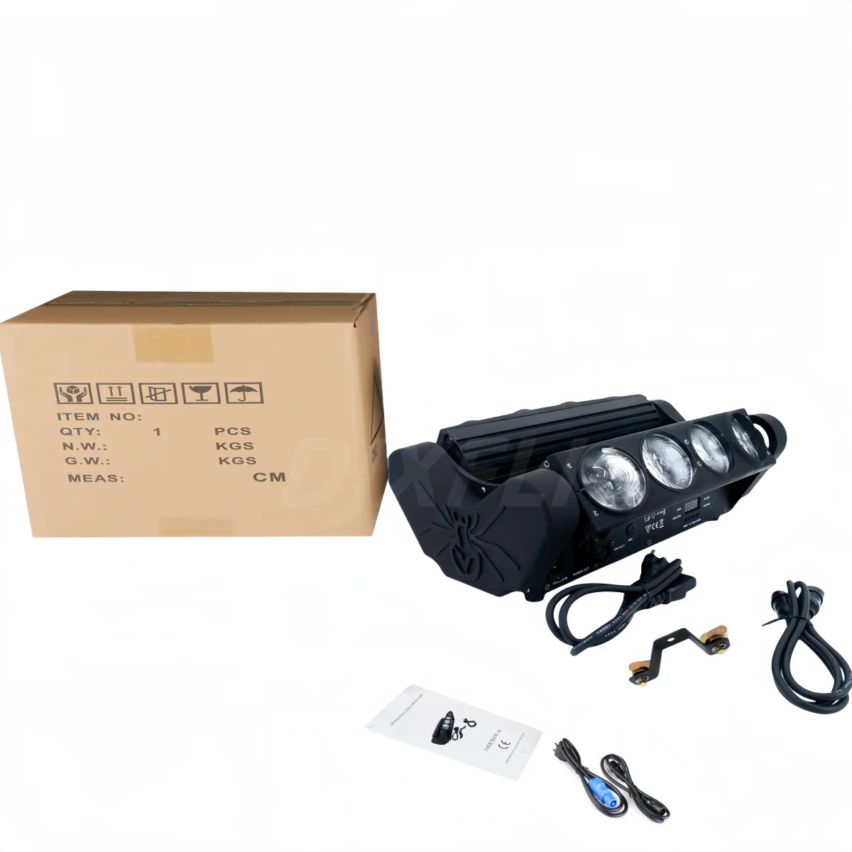 LED شعاع تتحرك رئيس ضوء العنكبوت تظهر 8x15 واط RGBW 4in1 المهنية DJ/بار LED أضواء للمسرح DMX512