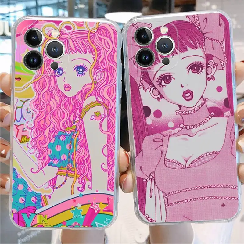 Funda de teléfono Anime paradise kiss miwako para iPhone XR X XS Max 14 13 Pro Max 11 12 Mini 6 7 8 plus SE 2020 cubierta de impresión