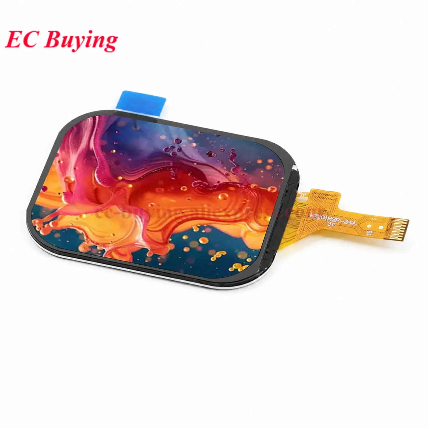 2.01 inch HD IPS TFT LCD Display Module 2.01'' Colorful Screen 240x296 ST7789P3 Driver 4-SPI Serial Interface Full View 15Pin
