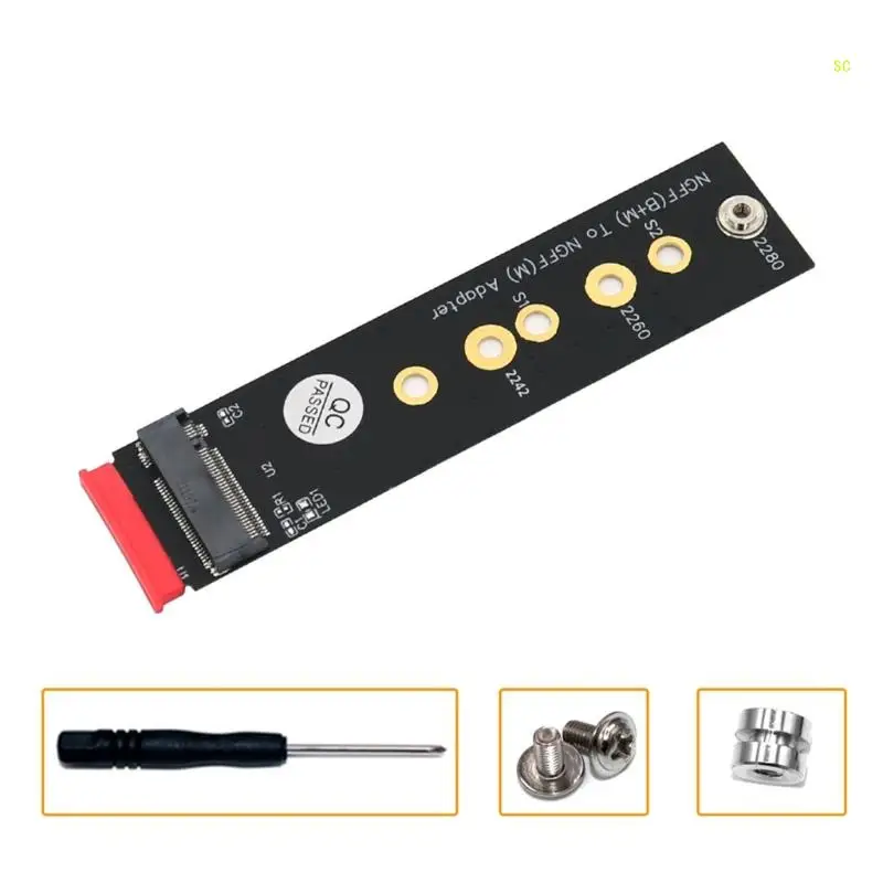 Dễ dàng cài đặt Bộ chuyển đổi M.2 (NGFF) Key B + M sang Key M cho Dropshipping loại 2242/2260/2280
