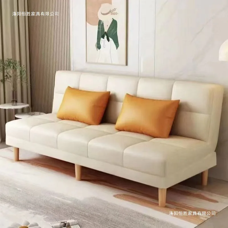 Rental room sofa lazy foldable bed integrated dual-purpose simple small apartment sofa bed economical manufacturer cross-border