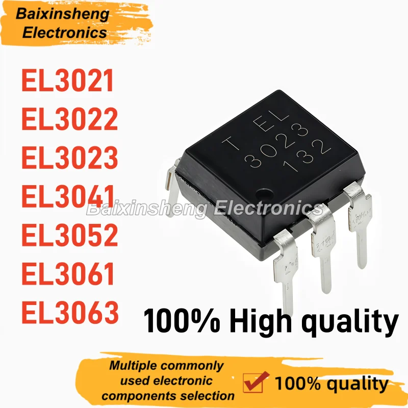 10PCS NEW EL3021 EL3022 EL3023 EL3041 EL3052 EL3061 EL3063 DIP Direct insertion driven optocoupler