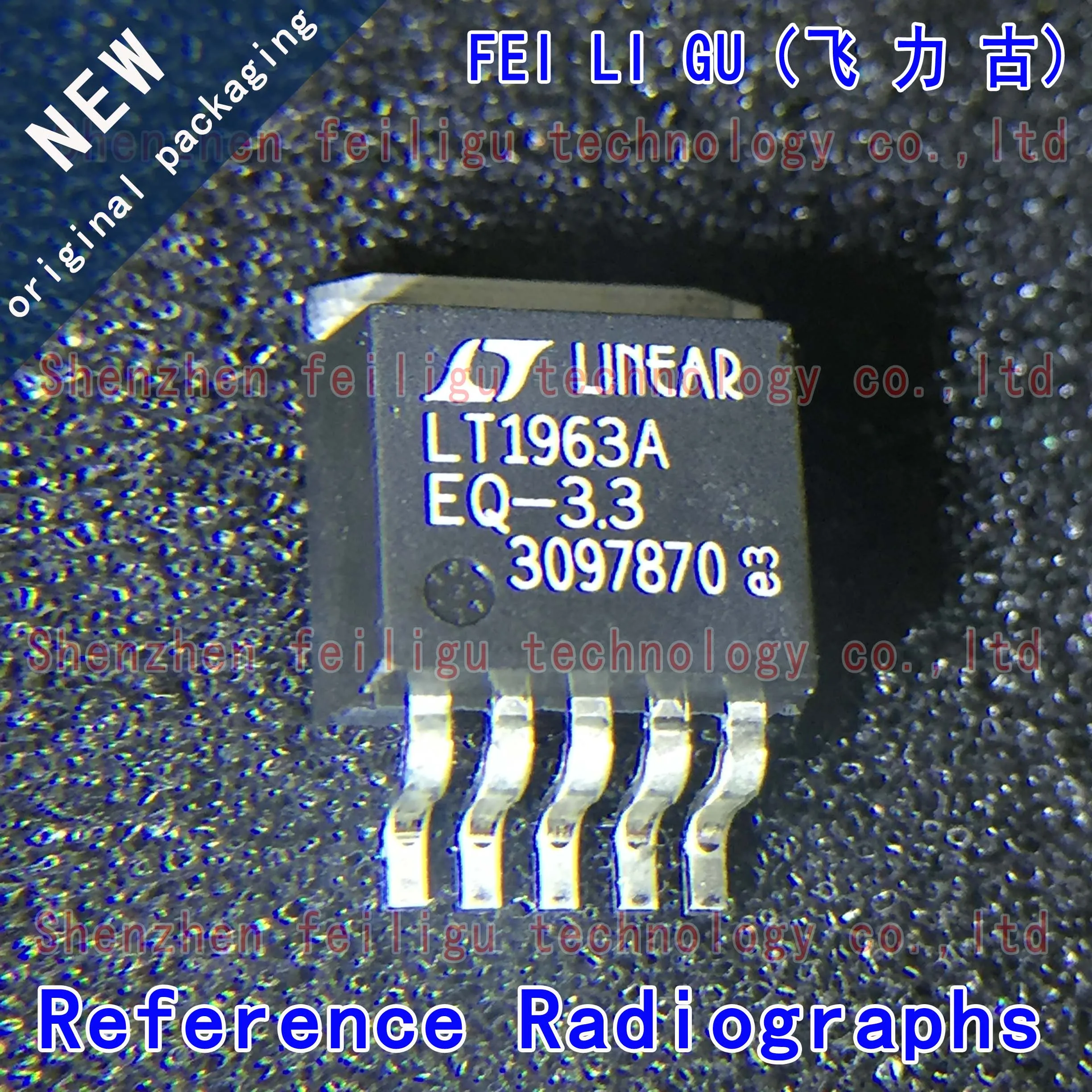 1~30PCS 100% New Original LT1963AEQ-3.3#PBF LT1963AEQ-3.3 LT1963AEQ LT1963 Package:TO-263-5 Linear Regulator Chip